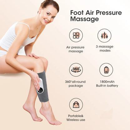 FlexiRelief Pro: 360° Electric Leg Massager