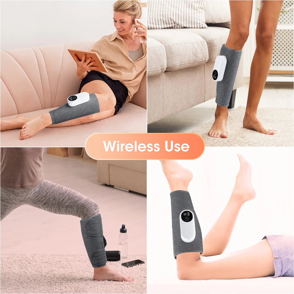 adjustable FlexiRelief Pro: 360° Electric Leg Massager – Trendy Health ...